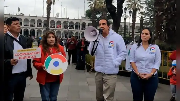 Yonhy Lescano desde Arequipa: “Fujimori siempre pierde” y plantea que el próximo presidente sea del Sur