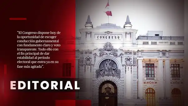 Congreso no debe Prolongar más la inestabilidad