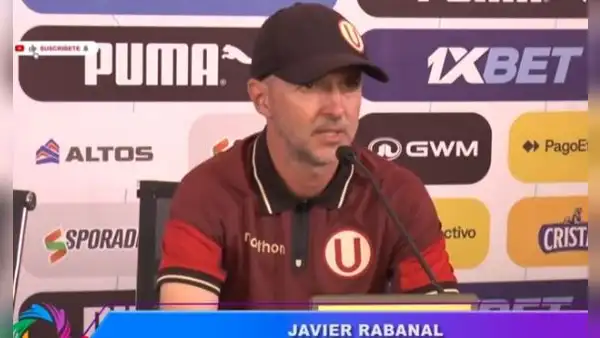 Javier Rabanal cuestiona la postura de Universitario ante Sporting Cristal: "No había ninguna indicación de meterse atrás"