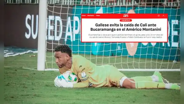Pedro Gallese dejó impresionado a prensa colombiana con espectacular atajada con Deportivo Cali: "Evitó la caída"