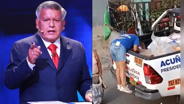 Cesar Acuña: ciudadano denuncia entrega de víveres con material de Alianza para el Progreso durante período electoral