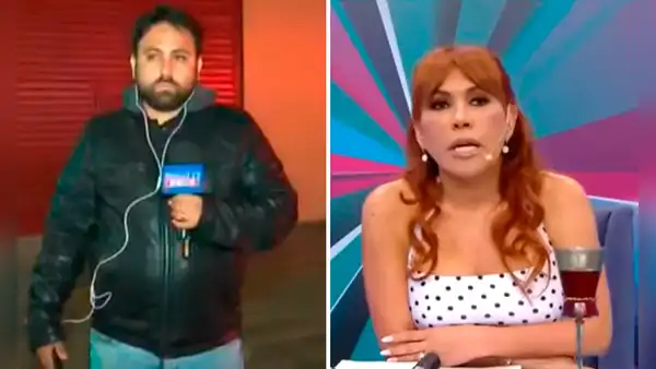 Magaly Medina cuestiona en vivo a su reportero por hacer comentario desatinado durante la marcha de Lizeth Marzano: “No están acostumbrados”