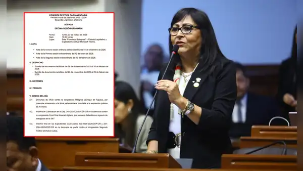 Comisión de Ética cancela sesión donde se definiría denuncia contra Milagros Jáuregui por exposición de menores