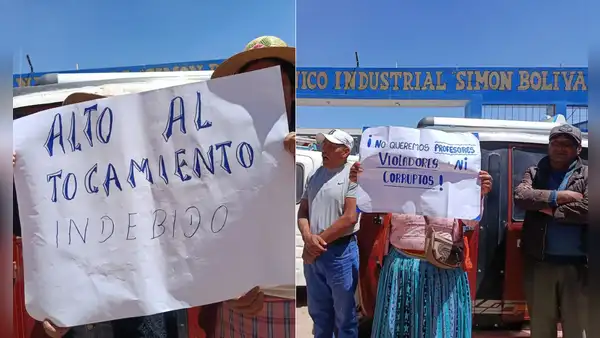 Padres de familia rechazan retorno de docente acusado por tocamientos indebidos hacia alumnas en Juliaca