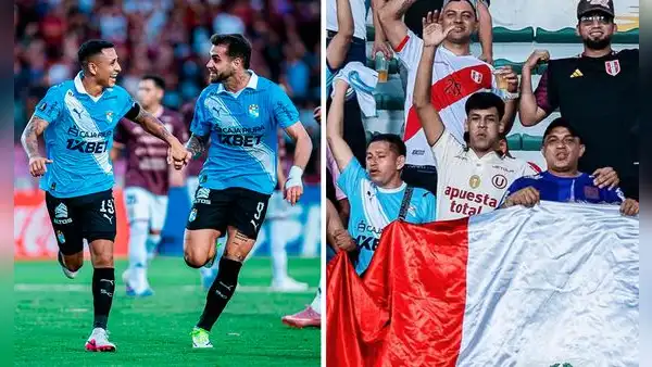 Hinchas de Universitario y Alianza Lima alentaron a Sporting Cristal en Copa Libertadores: la icónica imagen que dejó el triunfo celeste