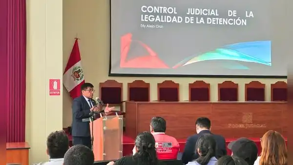 Corte de Moquegua fortalece la lucha contra la delincuencia con capacitación a policías y serenos