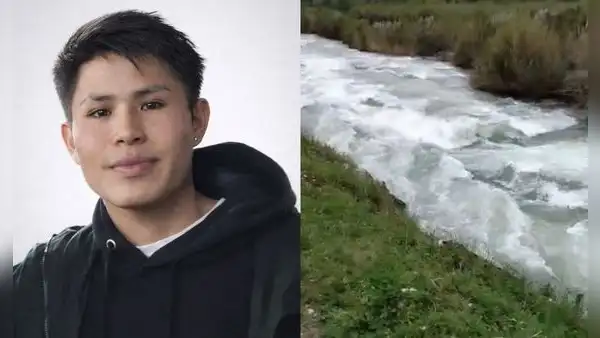 Buscan a joven de 20 años que fue a pescar y terminó siendo arrastrado por el río Llapay en Yauyos