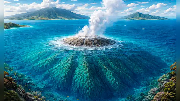 Descubre el volcán submarino de casi 4.000 metros, tamaño superado por el Misti de Perú, que pronto se convertiría en una isla