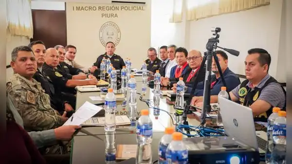 Presidente de la Corte de Sullana participó en reunión del Comando de Coordinación Operativa Unificada en Piura