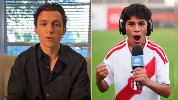 Tom Holland sorprende a Pol Deportes con conmovedor mensaje: "Gracias por animar a la gente a seguir sus sueños"