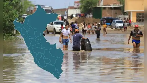 Estado de emergencia se extiende en distritos de ocho regiones por riesgo de lluvias intensas