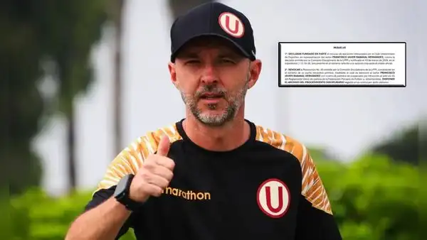 Javier Rabanal quedó habilitado para dirigir en Universitario: Comisión de Apelaciones revocó sanción de 4 fechas