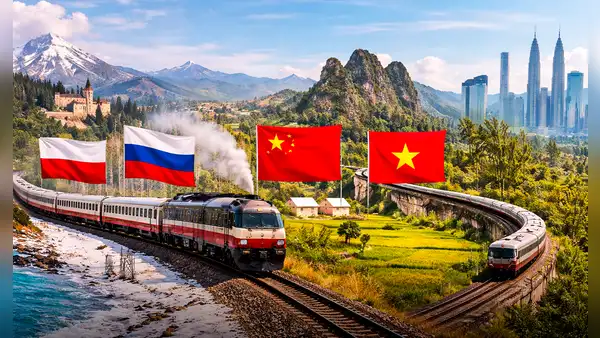 Este es el viaje en tren más largo del mundo que recorre 13 países y dura 21 días por menos de US$1.500 cada trayecto