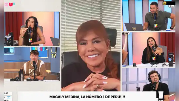 Magaly Medina aparece en streaming argentino 'LUZU TV' y recibe elogios tras destape del ampay de Mario Irivarren y Said Palao