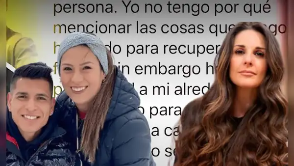 Rebeca Escribens revela chats con futbolista Paolo Hurtado tras criticar su matrimonio con Rosa Fuentes: “Ahora todos se la dan de dignos”