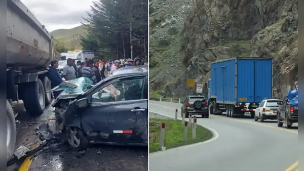 Múltiple choque en Carretera Central: 10 heridos y un conductor detenido tras grave accidente en ruta La Oroya-Pasco