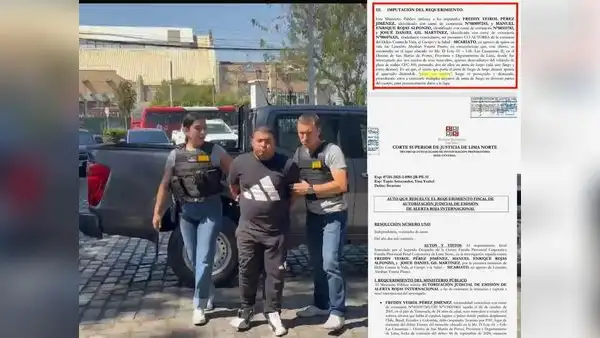 Yeikol, el sicario capturado en Chile, será investigado en Perú por el asesinato de Gastón Medina