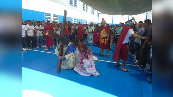 Semana Santa: Internos representan el Vía Crucis en cuatro recintos carcelarios