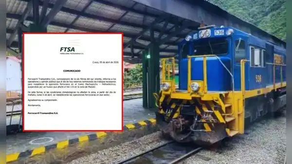 Reanudan el servicio del tren Machu Picchu–Hidroeléctrica tras huaico que dañó la vía férrea