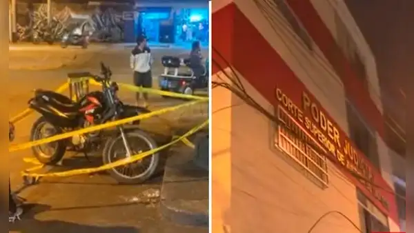Asesinan a joven motociclista frente a sedes del Ministerio Público y Poder Judicial en San Juan de Lurigancho