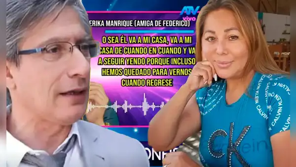 Mujer ampayada con Federico Salazar revela que periodista la visita en su casa y los seguirán viendo juntos: "Soy libre y él también"