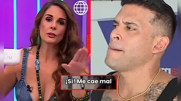 Rebeca Escribens se sincera en vivo sobre Christian Domínguez en ‘América hoy’: "Me cae mal su comportamiento"