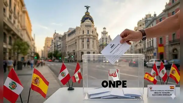 ¿Dónde votar en España HOY si eres peruano? Consulta local ONPE y a qué hora ir a las urnas
