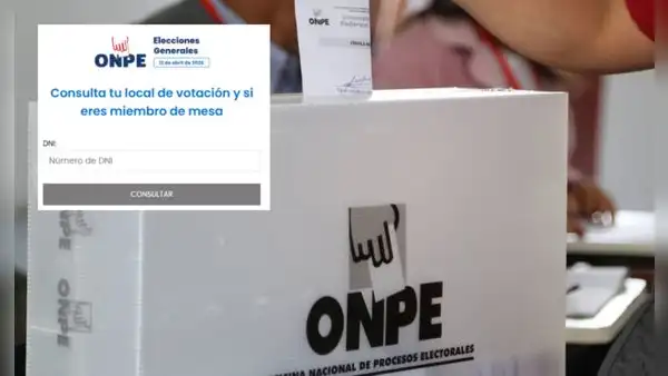 Dónde me toca votar hoy por Elecciones 2026: link oficial de la ONPE
