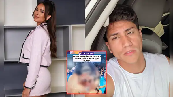 Revelan comprometedora foto en la piscina de Laura Spoya con su joven trabajador que confirmaría su romance