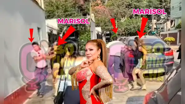 Marisol es captada agrediendo a un hombre a manotazos en plena vía pública: podcast revela fuertes imágenes