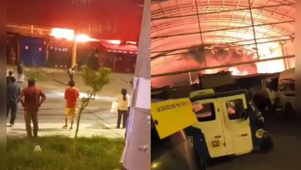 Villa El Salvador: incendio de gran magnitud consume el mercado Oasis y deja más de 40 puestos afectados