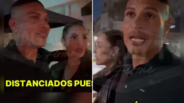 Paolo Guerrero pierde la calma y enfrenta a reportero de Magaly Medina tras ser captado en cena con Ana Paula Consorte