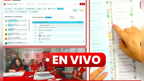 Recuento de votos EN VIVO: JEE comienza a definir el pase a la segunda vuelta de la elección presidencial