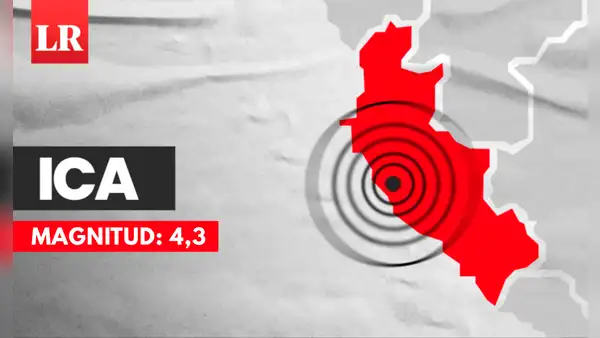 Temblor de magnitud 4,3 se sintió en Ica hoy, según IGP