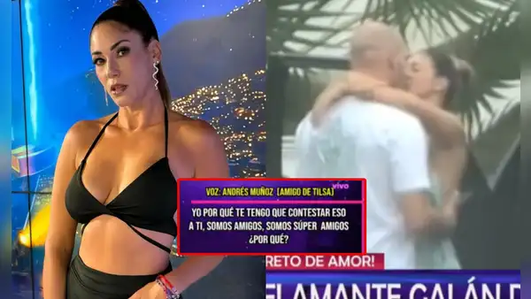 Tilsa Lozano es ampayada besando a hombre casado, pero él la niega tras ser encarado por 'Magaly TV, la firme': "Somos amigos"