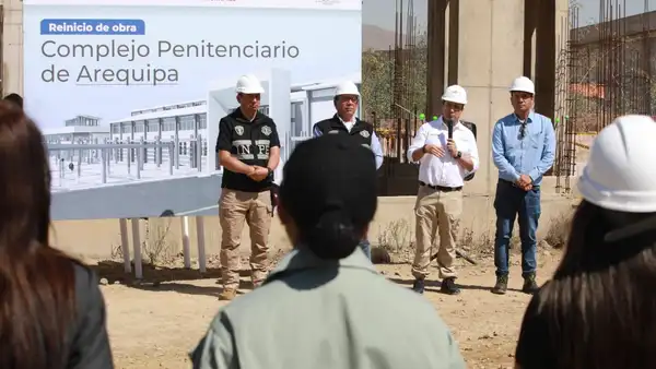 Reinician obra de ampliación del penal de Arequipa que tiene 400% de hacinamiento