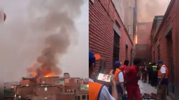 Incendio de código 3 en el Cercado de Lima consume almacén de 5 pisos y genera intensa emergencia