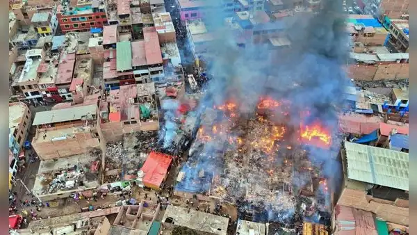 Dantesco incendio en Chancay deja a 70 familias sin hogar: viviendas eran prefabricadas y brindan ayuda humanitaria
