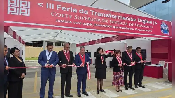 Corte del Santa presenta innovaciones con IA en la III Feria de Transformación Digital Judicial