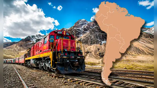 El tren que atraviesa 69 túneles y 58 puentes para subir a la estación más alta de Sudamérica, a casi 5.000 metros en los Andes