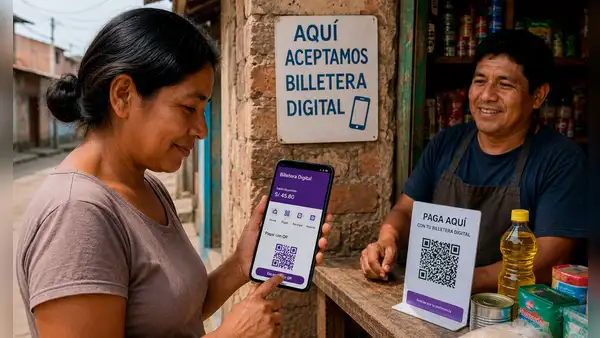 INEI revela avance en inclusión financiera: uso de billeteras digitales en población pobre crece 7,2 puntos porcentuales