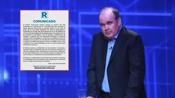 Renovación Popular de Rafael López Aliaga acepta los resultados de las elecciones 2026