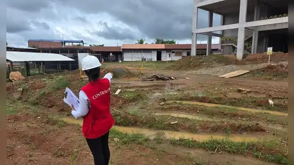 Contraloría alerta déficit presupuestal y demora en obra educativa de S/54 millones en Madre de Dios