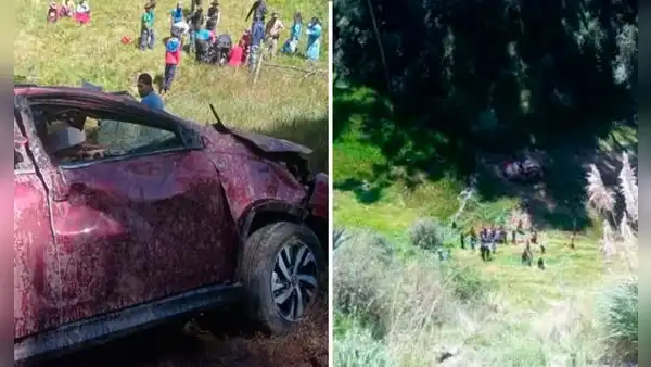 Niña fallece tras caída de camioneta a profundo abismo de 300 metros en Ayacucho: viajaba junto a su familia