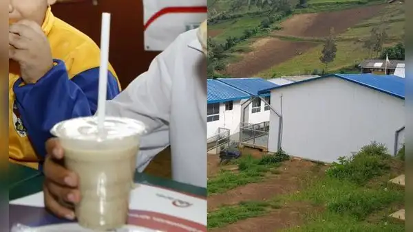 Piura: escolares habrían recibido leche en mal estado del programa alimentario del Midis en colegio de Huancabamba