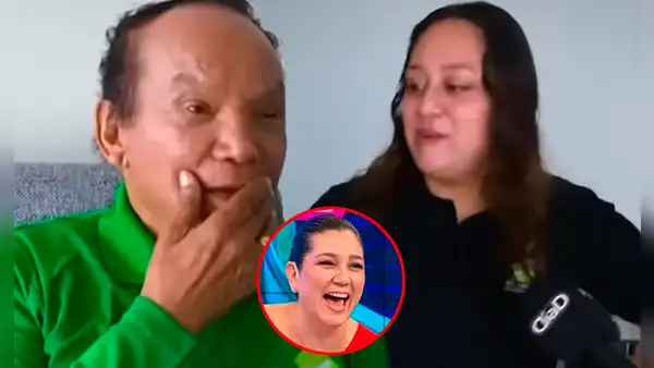 Melcochita comete terrible error al llamar Monserrat a su nueva pareja Heidy Amado y ella lo confronta: "¿Qué me has dicho? No me confundas"
