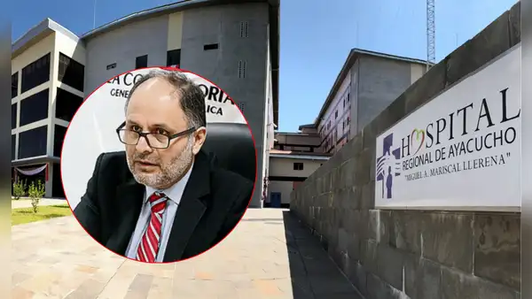 Contralor César Aguilar es trasladado de emergencia al Hospital Regional de Ayacucho: sufrió una descompensación