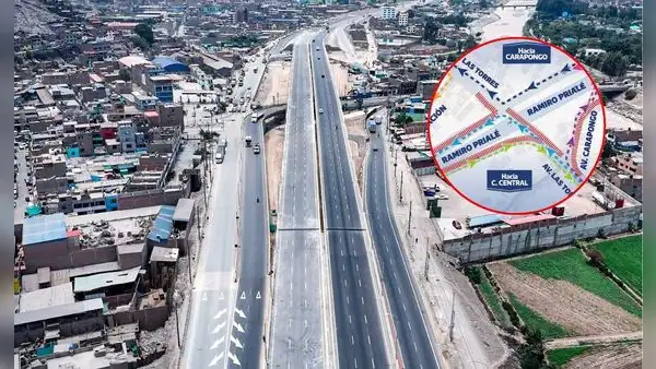 Anuncian plan de desvíos en av. Ramiro Prialé por obras del bypass Las Torres: fechas y rutas alternas