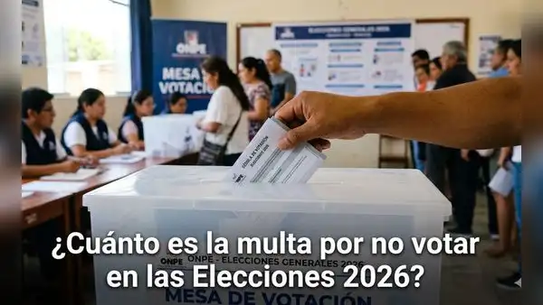 Segunda vuelta de las Elecciones 2026: conoce cuánto pagarás de multa si no votas este 7 de junio
