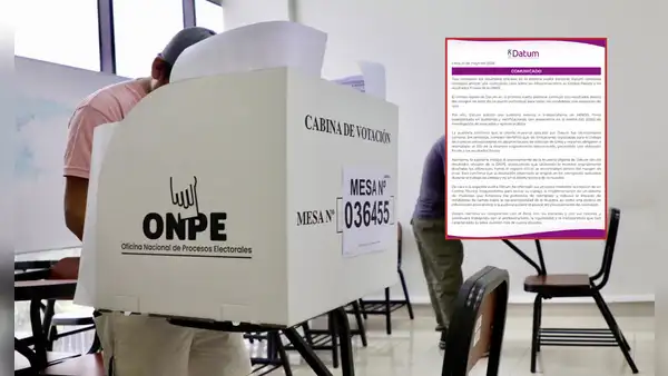 Elecciones 2026: Datum culpa a ONPE por mostrar resultados fallidos en la primera vuelta